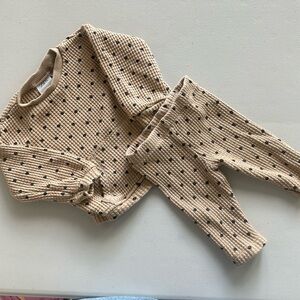 ZARA baby girl 2pc thermal set